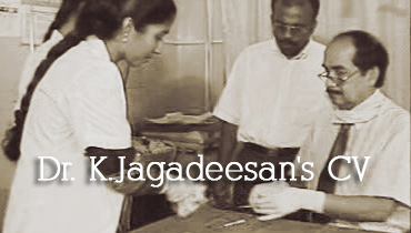 Dr.K.Jagadeesan's CV